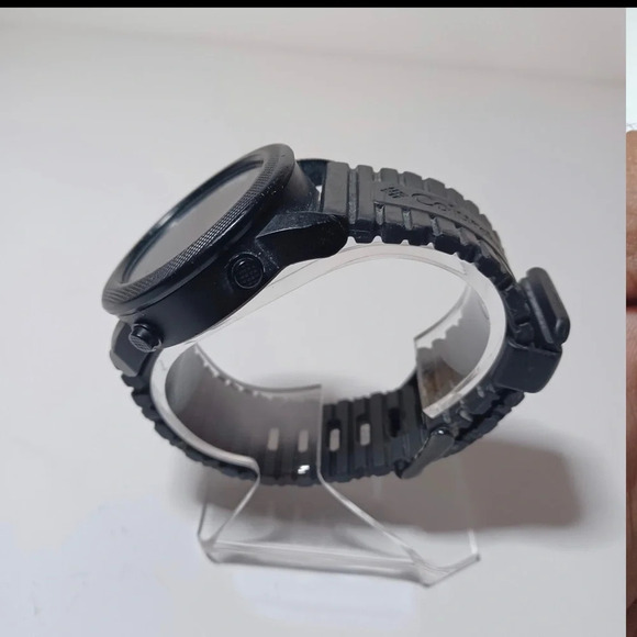 Columbia Digital Watch CT010 J11 Blavk Ruber Straps Working New Battery - Picture 5 of 8